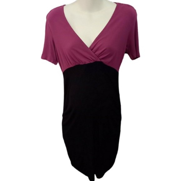 next Dresses & Skirts - Size 10 MATERNITY Faux Wrap Nursing Stretchy Dress